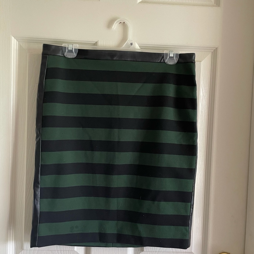 Kenneth Cole Striped Pencil Skirt